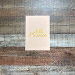 Jill Makes Gold P Necklace NWT
