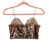 The Sang Rose Gold Two Piece Tulle Skirt Set - Size S (sold out online)