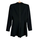 Alice + Olivia Classics Black Double Breasted Blazer Romper- Size 2