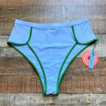 Ookioh Blue and Green Trim Bikini Bottoms NWT- Size XL (sold out online, we have matching top)