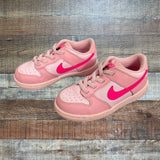 NIKE Pink Air Force One Sneakers - Size 8.5 Kids