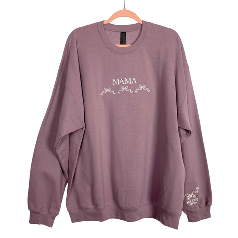 Mommin' a Latte Mauve Mama Sweatshirt NWT-Size XL