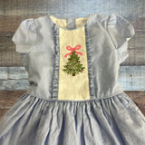 Bailey Boys Blue Christmas Tree Dress - Size 5