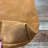 Madewell Camel Suede Cow Leather Tote (see notes)