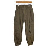 SHEIN Olive Cargo Pocket Jogger Jeans- Size XS (Inseam 25.5”)