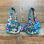 Vetchy Floral Underwire Padded Bikini Top NWT- Size S (we have matching bottoms and skirt)