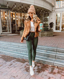 Abercrombie & Fitch Dark Tan Knit Beanie