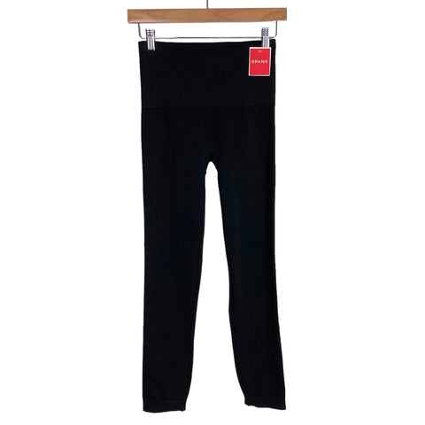 SPANX Black Ecocare Seamless Leggings NWT- Size L (Inseam 25")