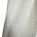 BYLT White Linen Blend Drawstring Waist Wide Leg Pants- Size S (see notes)