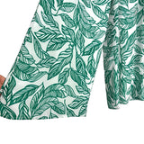Pink Lily White and Green Palm Print Pant Set- Size S (sold out online)