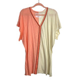Pitusa White and Pink Cover Up/Mini Dress- Size Petite (fits like small)