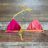 Capittana Pink and Orange Bikini Top- Size S (we have matching bottoms)