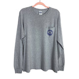 Gildan Gray Isle of Hope Marina Long Sleeve Tee- Size L (see notes)