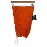 Lulus Orange Cinched Skirt NWT- Size S (we have matching top)