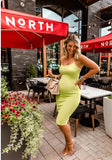Superdown Zoey Chain Strap Lime Green Dress - Size S (Sold Out Online!)