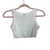 Gooseberry Intimates White Ribbed Cropped Top- Size S (see notes)