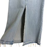 Rails Denim Front Slit Distressed Patchwork Skirt- Size 24