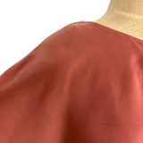Zimmermann Rose 100% Silk One Shoulder Ruffle with Tie Belt and Asymmetrical Hem Dress- Size 1 (see notes)