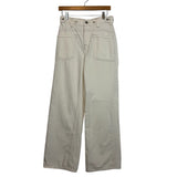 We the Free Cream Wide Leg Jeans- Size 25