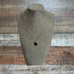 Jill Makes Gold P Necklace NWT