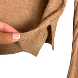 Free People Tan Cashmere Turtleneck Sweater - Size S (sold out online)