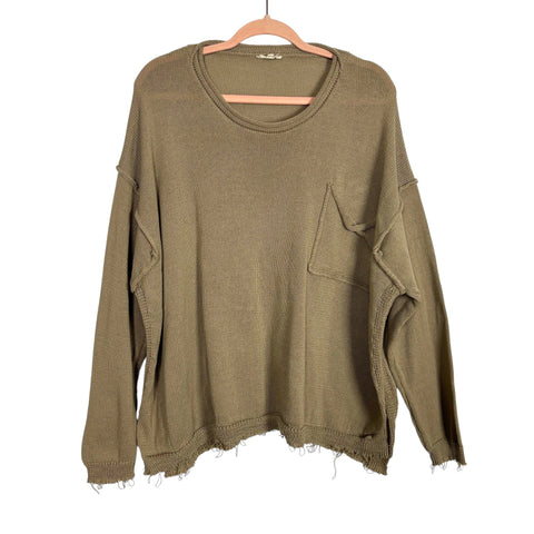 Easel Tan Top - Size M