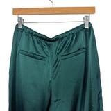 LOFT Green Satin Sawyer Pull On Pants NWT-Size XS (sold out online)