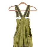 Free People Overall Crochet Trim Semi Sheer Dress- Size XS