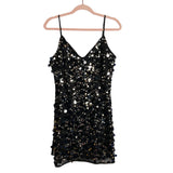 Ramy Brook Black Sequin Mini Dress- Size 14 (sold out online)