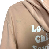 Independent Trading Company Blush Love One International Hooded Sweatshirt- Size M (see notes)