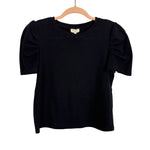 Hayden Girls Black Puff Sleeve Top - Size L Girls