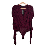 AFRM Port Polka Dot Bodysuit NWT - Size S