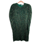 ZARA Green and Gold Sequins Dress- Size S