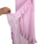 Tularosa Lilac Sheer Ruffle Wrap Style Sarong Cover Up- Size S (sold out online)