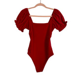 Show Me Your Mumu Red Thong Bodysuit NWT- Size M