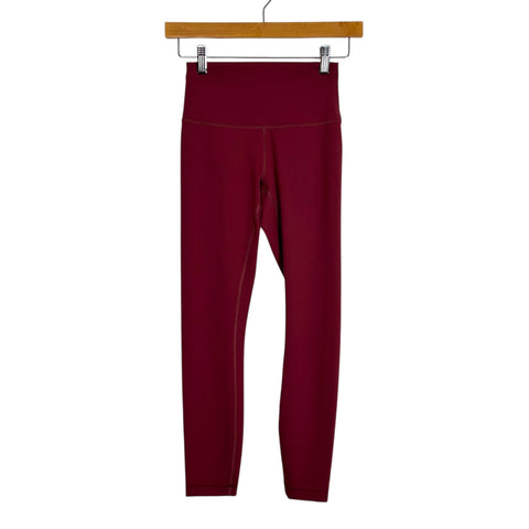 Lululemon Brick High Waisted Leggings - Size 4 (Inseam 24")