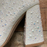 Steve Madden Bedazzled Glass Booties- Size 7.5