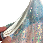 Buddy Love Rainbow Sequin Tiered Disco Dress NWT- Size L (see notes, sold out online)