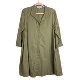 Tuckernuck Olive Button Up Shirt Dress- Size XL (see notes)