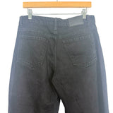 ReVice Los Angeles Black Raw Hem Wide Leg Jeans- Size 27