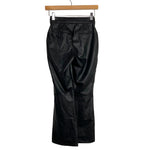 Spanx Luxe Black Faux Leather Kick Flare Pants NWT- Size XS (Inseam 26.5”)