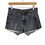 Levi's 514 Washed Black Slim Straight Shorts - 16R 28x28