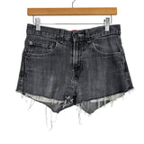 Levi's 514 Washed Black Slim Straight Shorts - 16R 28x28