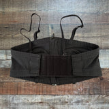 Simple Wishes Black with Removable Straps Velcro Adjustable Hands Free Pumping Bra- Size XS-L