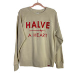 Sportiqe Apparel Co. Halve a Heart Sweatshirt NWT- Size M