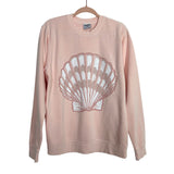 Living Fully Co. By Mallory Ervin Pink Seashell Crewneck Sweatshirt - Size S