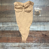 Skims Nude Strapless Bodysuit with Straps- Size S (see notes)