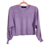 Zesica Light Purple Knit Top and Shorts Set- Size S (sold as a set)