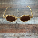 Sardine Georgie Tan Frame Sunglasses with Case