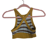 Out from Under Mustard Striped Ribbed Cami- Size S